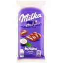 Шоколад молочний пористий Milka Баблз з кокосовою начинкою 97г